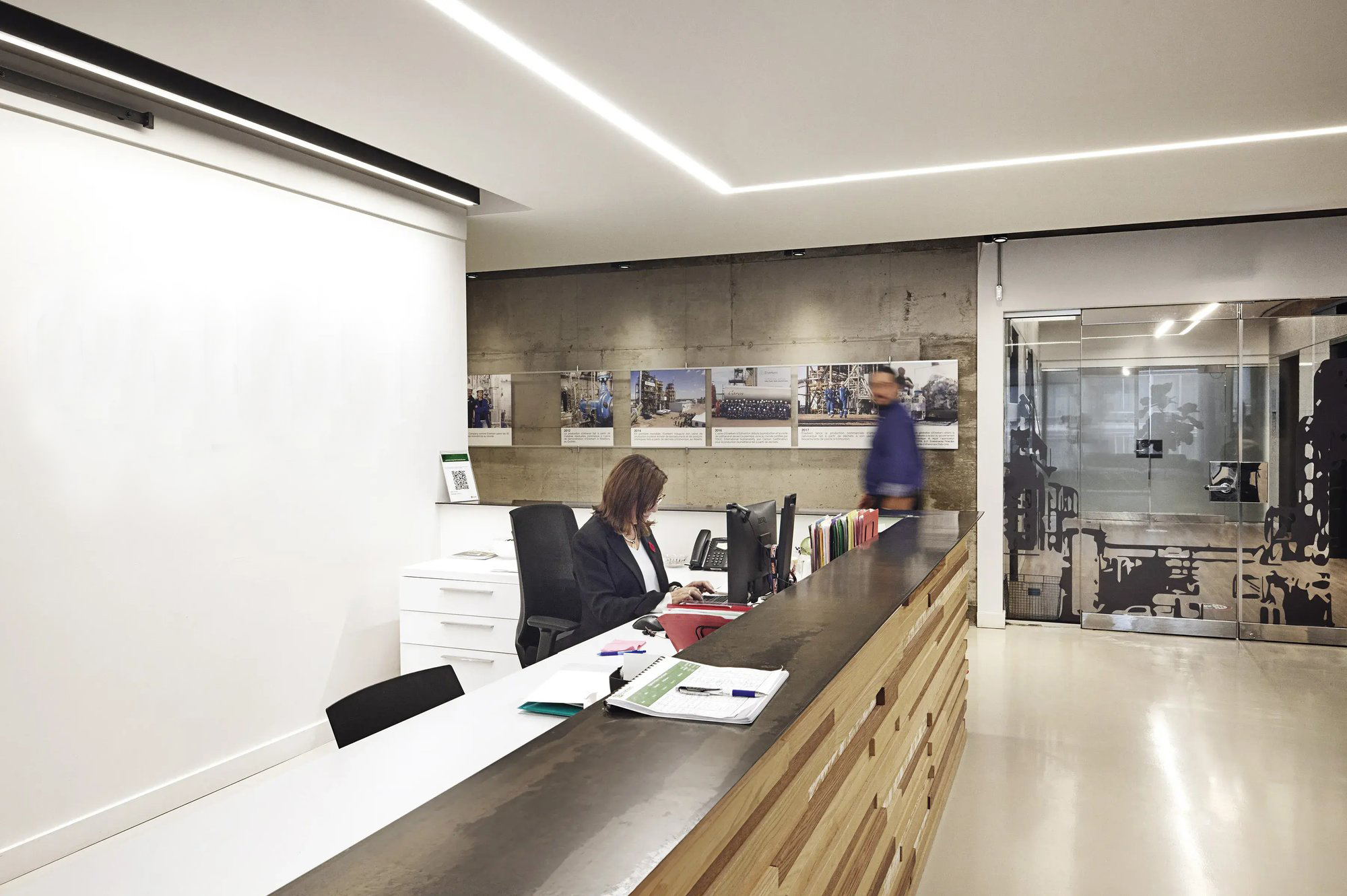 Montreal office lobby
